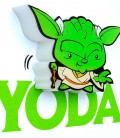 Luz quitamiedos 3D Star Wars Mini Yoda