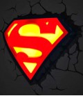Luz quitamiedos 3D Superman Shield