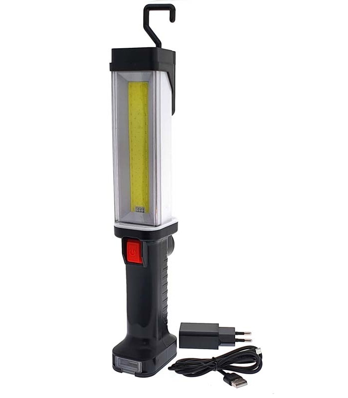Linterna LED / Lampara De Emergencia Con enchufe / Recargable