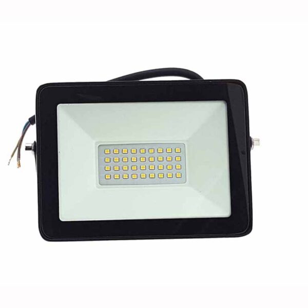 20W Proyector LED negro 6400K