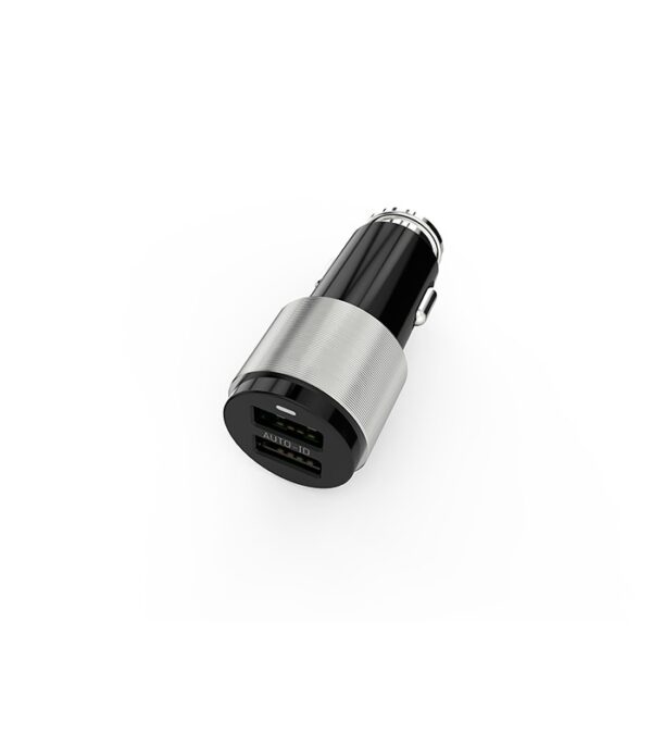 Cargador móvil coche 2 USB 4,2A. Auto ID