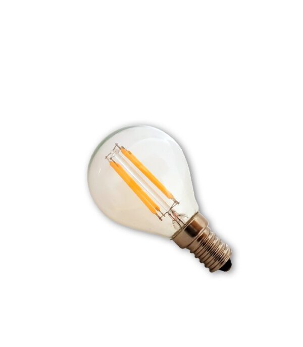 Bombilla Led Filamento 4W esferica E14 2700K 430 lumens