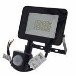 Proyector luces LED 20W con detector 1600LM