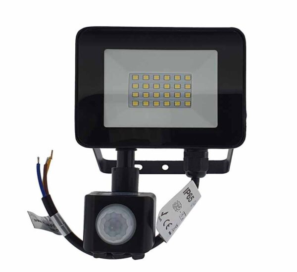 Proyector luces LED 20W con detector 1600LM