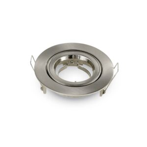 ARO 95x32mm ORIENTABLE ALUMINIO REDONDO EMPOTRABLE NIQUEL SATINADO