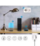 Enchufe WIFI 10A con puerto USB Alexa y protección sobretensión, compatible  con Google Home y Amazon Alexa