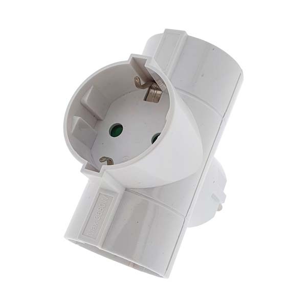 Adaptador triple 16A