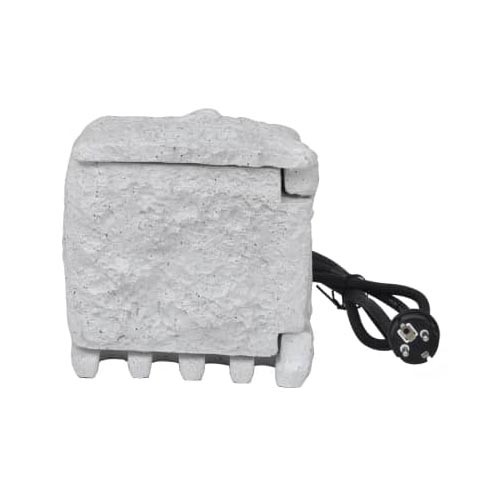 Piedra de jardín con dos tomas IP44 + programador cable 1,5M H07RN-F