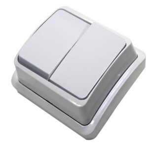 Venunique interruptor doble superficie 10A