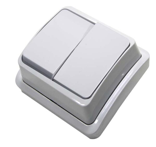 Venunique interruptor doble superficie 10A