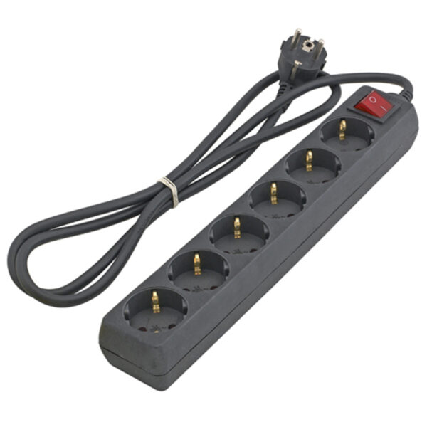 Base c/interruptor 1,5M negro