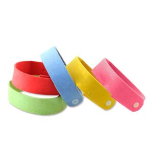 Pulsera citronela microfibra de colores repelente anti-mosquitos