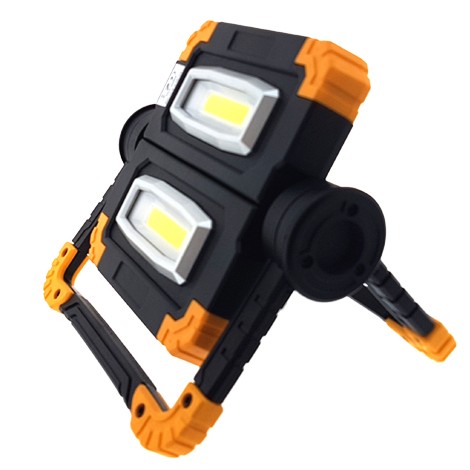 Proyector LED Trabajo plegable 2x10W con batería