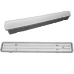 Regleta estanca led integrada IP65 pc/pc 600mm 2x20W 6000K