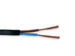 2x0,75mm² H03VVH2-F Cable manguera plana negro