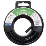 2x1,5mm² H05VV-F cable manguera redonda negro