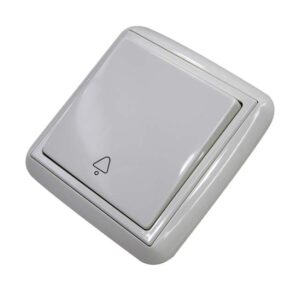 Pulsador blanco Serie Lotus