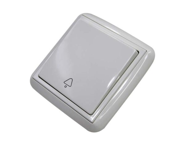 Pulsador blanco Serie Lotus