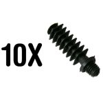 10 pernos M-6 para abrazaderas clip