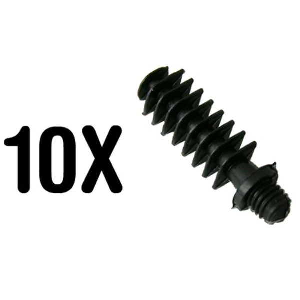 10 pernos M-6 para abrazaderas clip