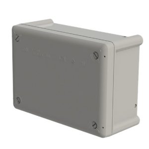 Caja estanca lisa 156x156x69mm con tornillo IP65