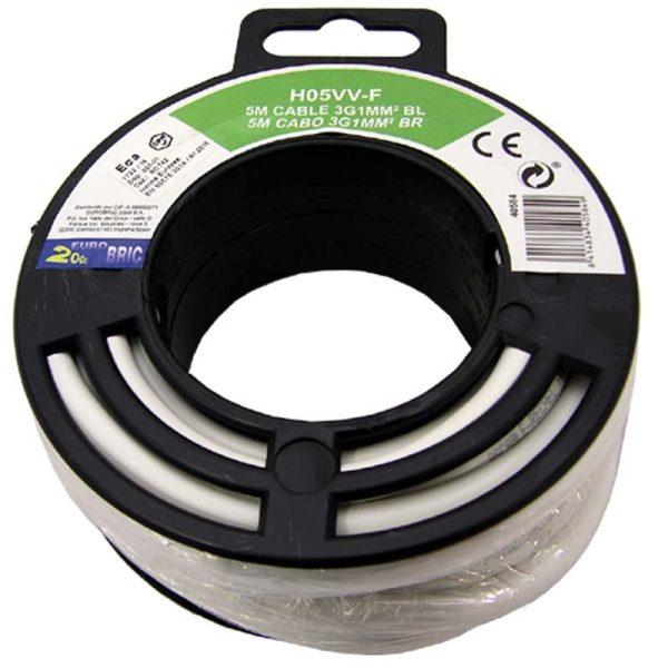 Cable H05VV-F 3G1mm2 blanco