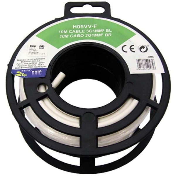 Cable H05VV-F 3G1mm2 blanco