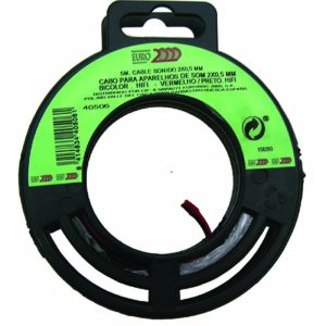 Cable Audio 2x0,50mm² rojo/negro
