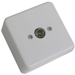 Toma TV-FM de superficie 9,5mm  Serie Unique