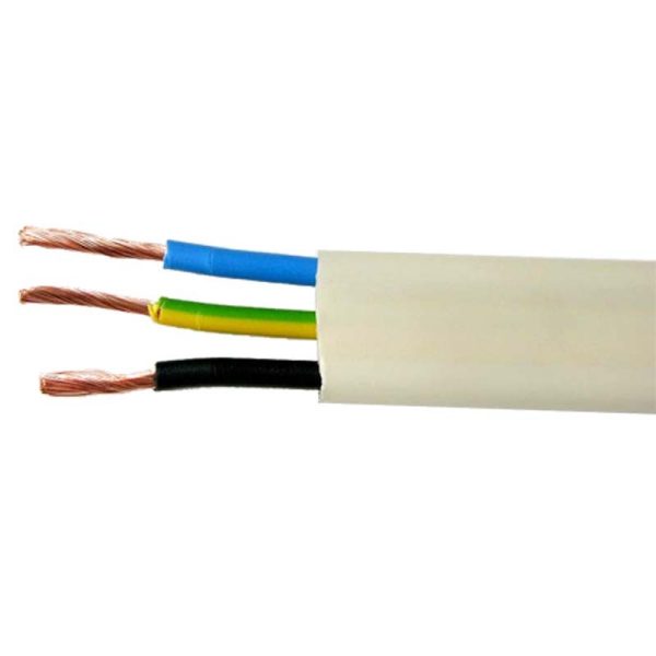 Tubo extraplano precableado 3 unipolares H07V-K 2,5mm2 25m