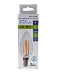 Bombilla Led Filamento 6W vela E14 2700K 600 lumens