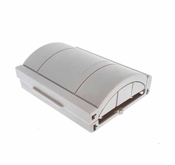 2 mini canales ordenacables Easy mini-tunel 12x10x4cm
