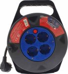 Enrollador 15m 4enchufes H05VV-F 3G1,5mm2+DS