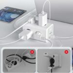 Base múltiple de enchufes con USB