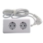 Base múltiple de enchufes con USB