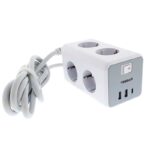 Base múltiple de enchufes con USB