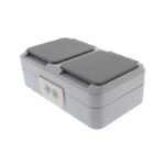 2 bases de enchufe estanco schuko 16A IP54